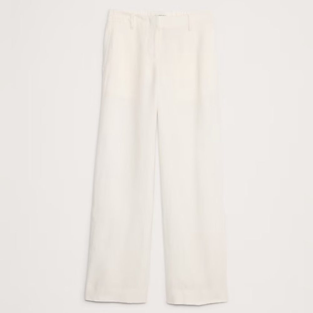 Banana Republic The Everyday wide leg linen pant - Picture 4 of 10